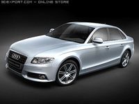 Audi A4 2008 3D Model