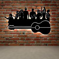 guitar and people, people and music