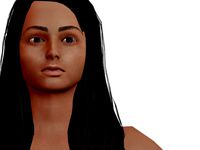 Female 3d model Rigged