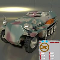 Germany armor tranparter 3D Model