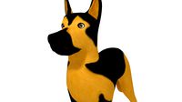 German Shepherd (Not Rigged)