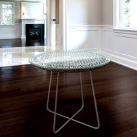 Rattan woven Table