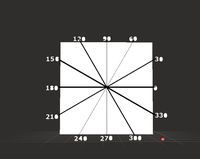 30 degrees Tridimensional grid