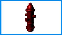 Low poly hydrant