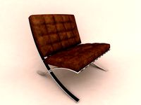 Skinny Armchair Barcelona chair