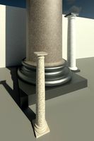 Doric-roman, Tuscan column, triglif - parametric