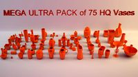 MEGA ULTRA PACK of 75 HQ Vases