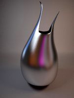 Frosted Glass Vase