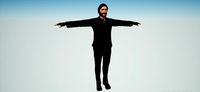 Animated Burglar Rigged Maya