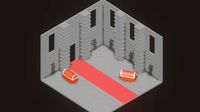 Low Poly Dungeon Scene