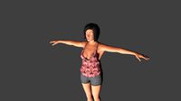 Base female character mesh