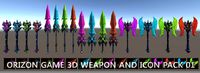 Fantasy 3D Weapons Pack 01