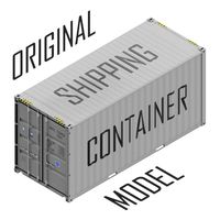 25G1 High Cube 20 Ft ISO Container Grey