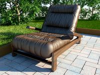 soft leather armchair