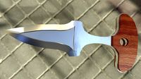 Shadow Dagger - Low Poly for Games and 3D Printers