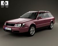 Audi A6 C4 avant 1994 3D Model