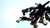 Low Poly Customizable One Handed Guns with HD textures