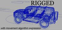 Rigged car
