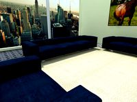 Dark Blue Furniture Sets