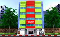 3D school with textures | ready to render