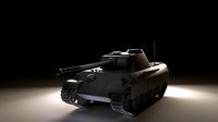 WW2 Panther tank