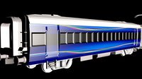 high speed 3d train model