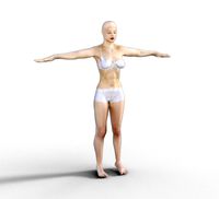 eva painted body