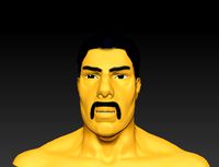 cartoon man caracter head