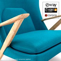 Lounge Modern Wing Chair and Ottoman