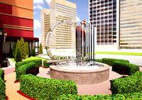 Fountain with water and other stuff