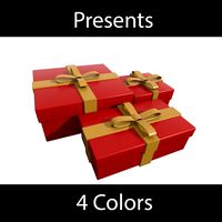 Presents with four colors