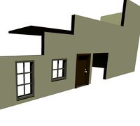 Lowpoly Modular Building Kitbash Sections