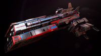 Lowpoly space fighter PBR