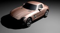 HQ SLS AMG Toy Car