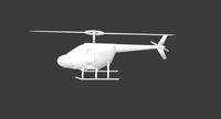Helicopter low poly