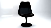 Black tulip chair