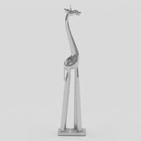 Decorative metal giraffe