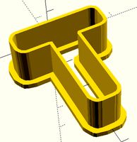 T Y S N A B Symbol parametric model of cookie cutter