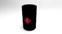 Flammable Material Barrel