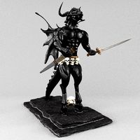The monster sculpture