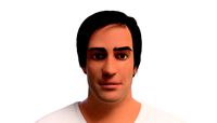 High Poly Athletic Male Character Detailed Model With Objects And Clothes