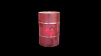 Flammable Liquid Barrel Rusty