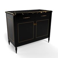 French Wood & Ormolu Cabinet