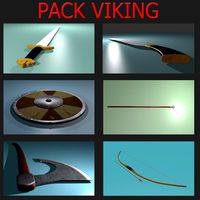PACK VIKING (Blener, fbx, 3ds)
