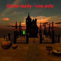 Game ready Fantasy scenario Low-poly