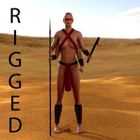 Four arms woman warrior