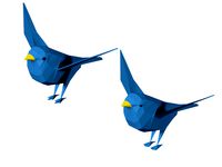 Low poly bird