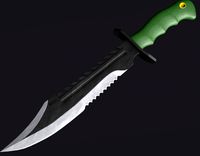Marine Force bowie knife