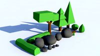 Game Ready Environment Low Poly
