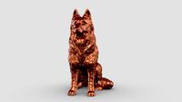 Belgian Tervueren 3D Print Model Pose 04
